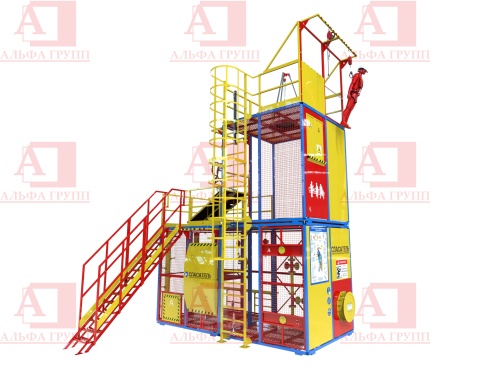 Учебно-тренировочный полигон СПАСАТЕЛЬ ПС15-02-5-03 от АЛЬФА ГРУПП для практических занятий на высоте и в замкнутом пространстве с применением средств индивидуальной защиты и стационарных анкерных систем.   Учебно-тренировочный полигон СПАСАТЕЛЬ ПС15-02-5-03 от АЛЬФА ГРУПП для практических занятий на высоте и в замкнутом пространстве с применением средств индивидуальной защиты и стационарных анкерных систем.